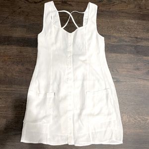 Obey white dress in size small. Brand new with tags